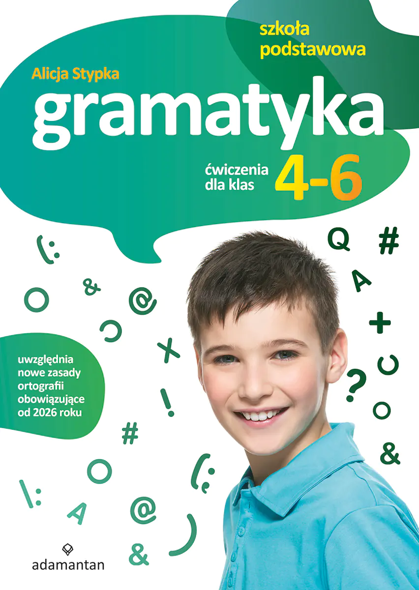 Książka - Gramatyka. Ćwiczenia dla klas 4-6 szkoły podstawowej