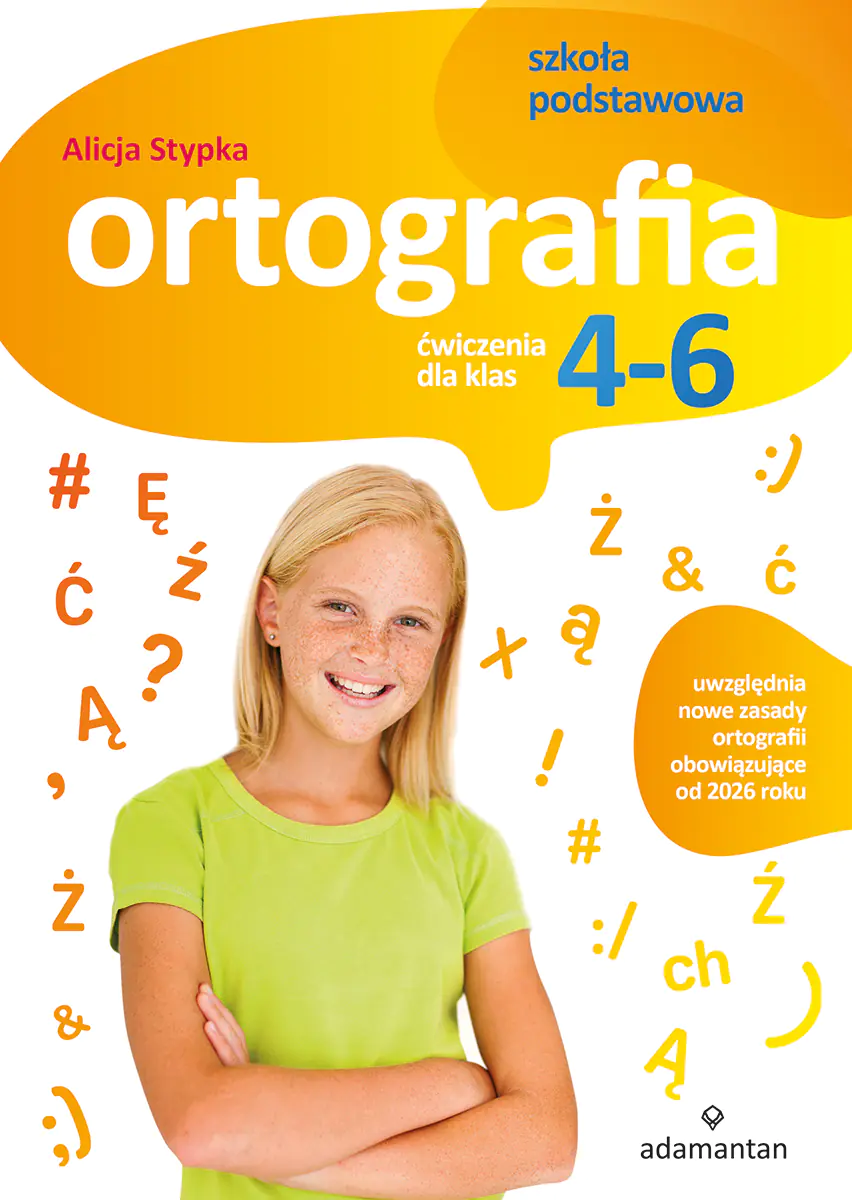 Książka - Ortografia. Ćwiczenia dla klas 4-6 szkoły podstawowej
