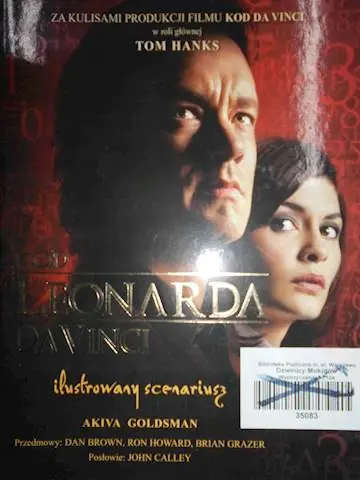 Książka - Kod Leonarda da Vinci. Ilustrowany scenariusz