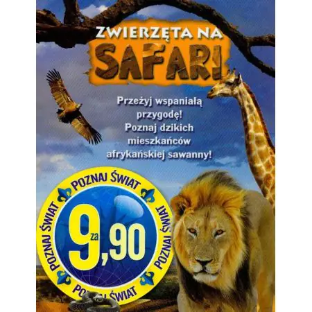 Książka - Zwierzęta safari Poznaj świat