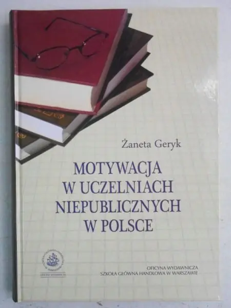Książka - MOTYWACJA W UCZELNIACH NIEPUBLICZNYCH W POLSCE