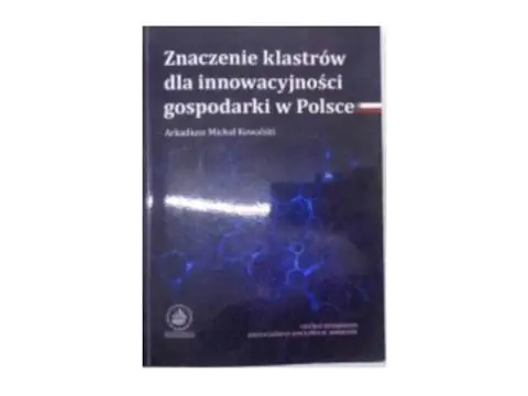Książka - ZNACZENIE KLASTRÓW DLA INNOWACYJNOŚCI GOSPODARKI W POLSCE