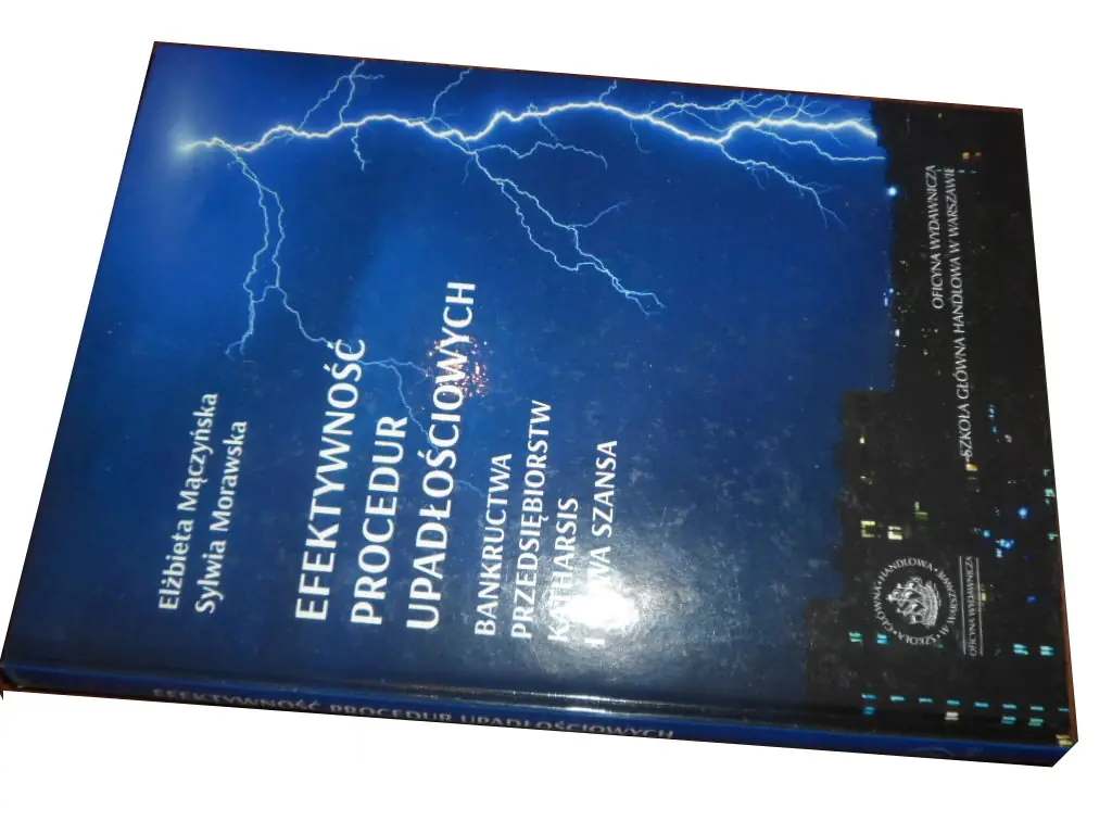 Książka - Efektywność procedur upadłościowych.