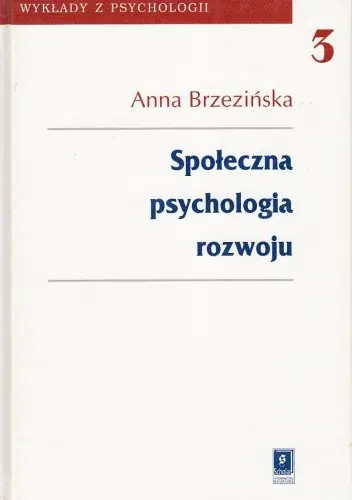 Książka - Społeczna psychologia rozwoju