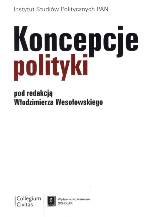 Książka - Koncepcje Polityki