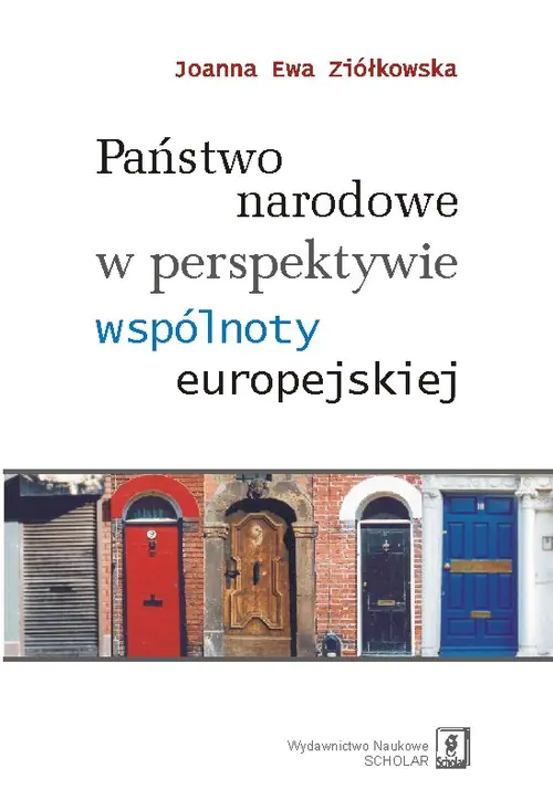 Książka - Państwo Narodowe w Perspektywie Wspólnoty Europejskiej