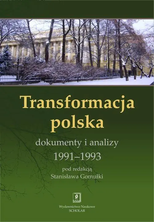 Książka - Transformacja polska. Dokumenty i analizy 1991-1993