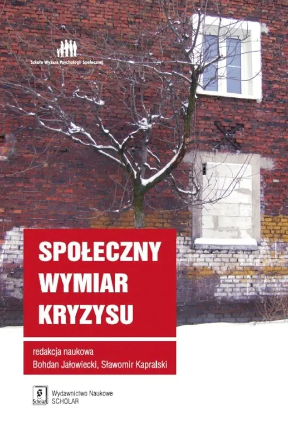 Książka - Społeczny wymiar kryzysu