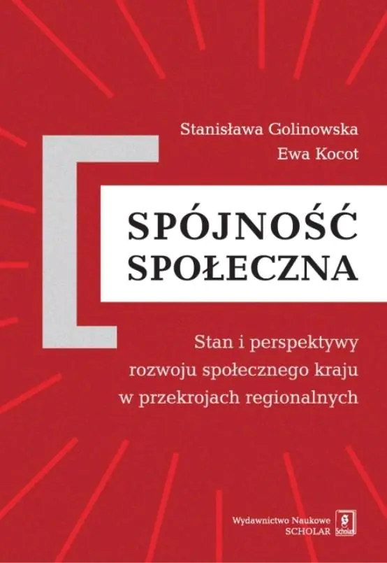 Książka - Spójność społeczna