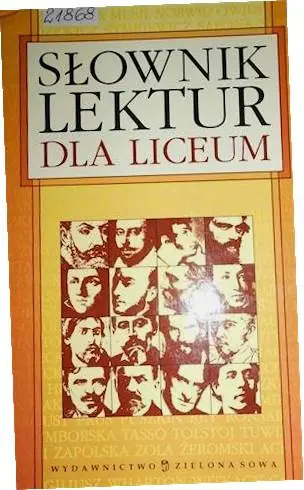 Książka - Słownik lektur dla liceum