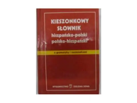 Książka - Kieszonkowy Słownik Hiszpańsko-Polski, Polsko-Hiszpański
