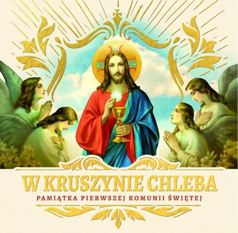 Książka - W kruszynie Chleba. Pamiątka I Komunii Świętej