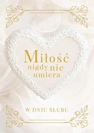 Książka - Miłość nigdy nie umiera. W dniu ślubu