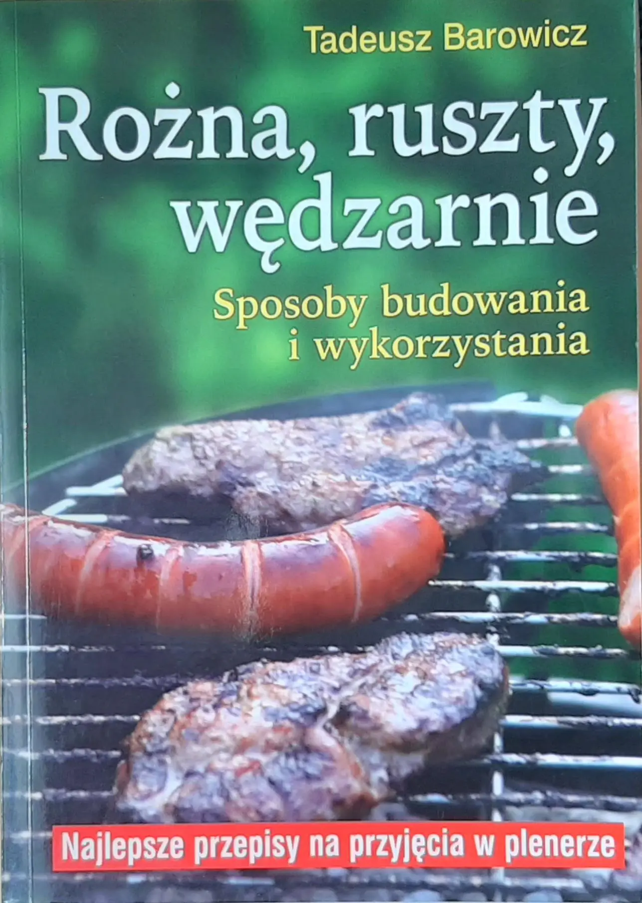 Książka - Rożna, ruszty, wędzarnie