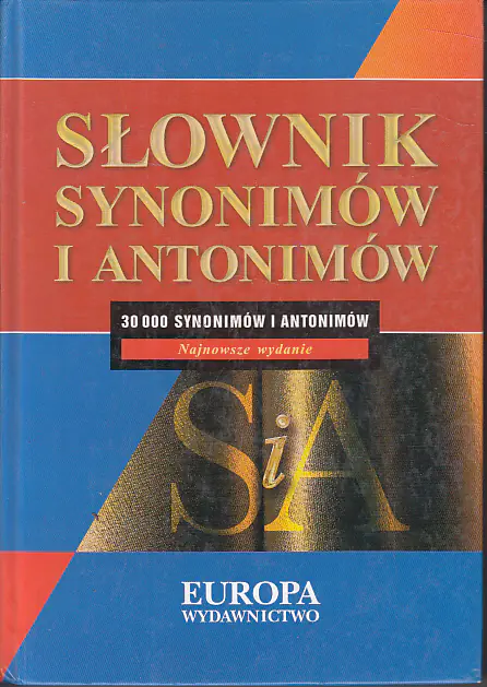 Książka - Słownik synonimów i antonimów