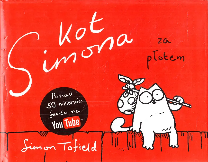 Książka - Kot Simona. Za płotem