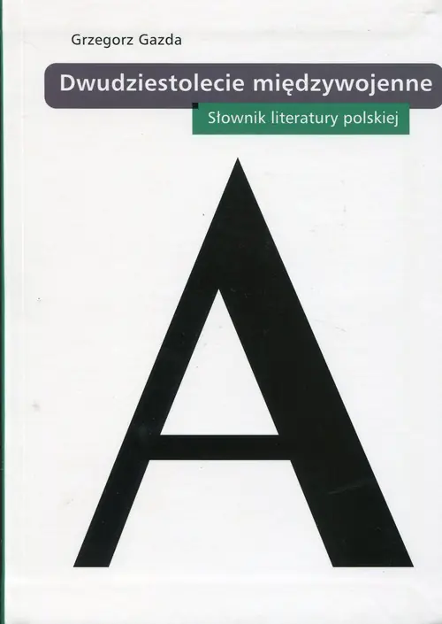 Książka - Dwudziestolecie Międzywojenne