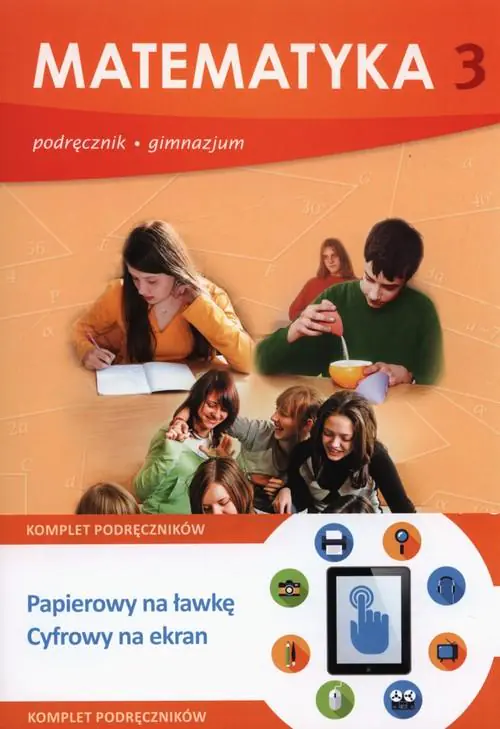 Książka - Matematyka GIM KL 3. Podręcznik. Matematyka z plusem