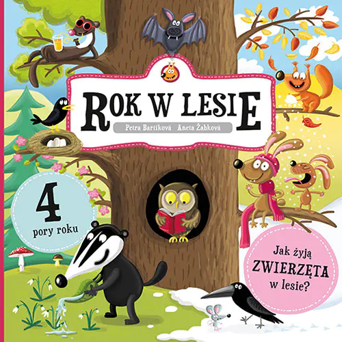 Książka - 4 pory roku. Rok w lesie