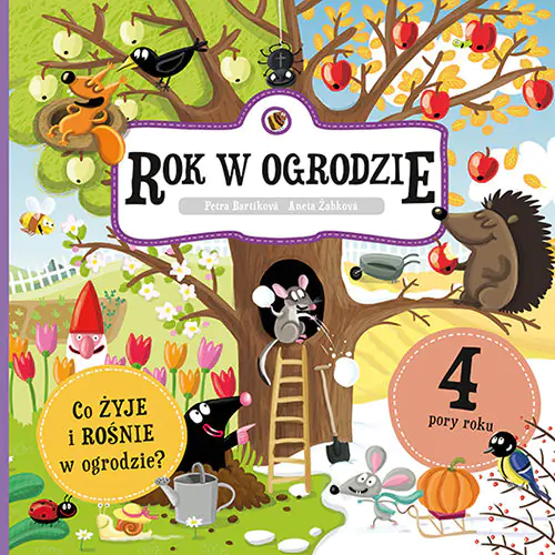 Książka - 4 pory roku. Rok w ogrodzie