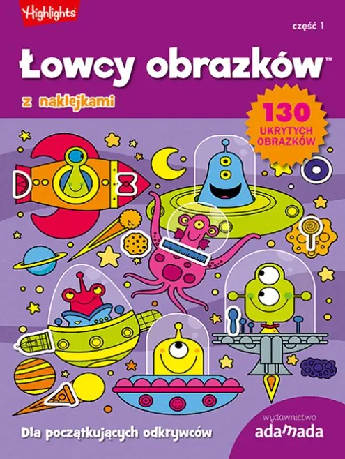 Książka - Łowcy obrazków z naklejkami. Dla początkujących odkrywców. Część 1