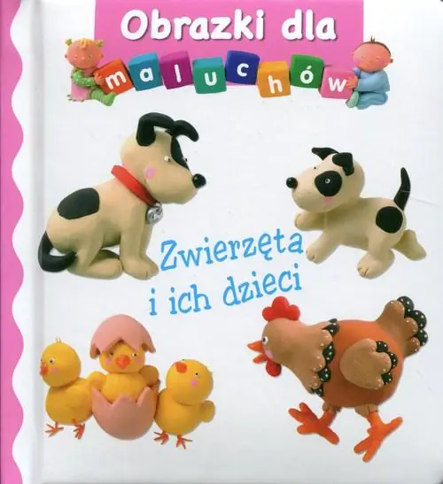 Książka - Zwierzęta i ich dzieci. Obrazki dla maluchów