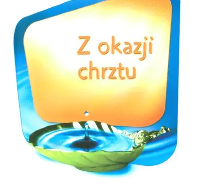 Książka - Z okazji chrztu świętego - Bursztynowa 10