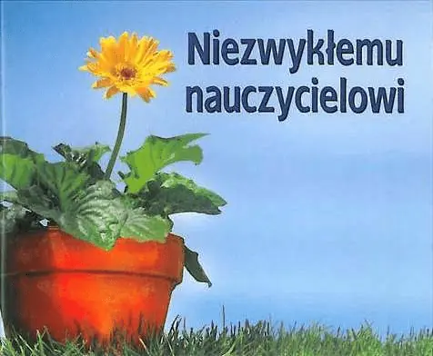 Książka - Niezwykłemu nauczycielowi