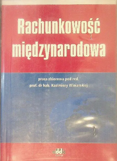 Książka - RACHUNKOWOŚĆ MIĘDZYNARODOWA
