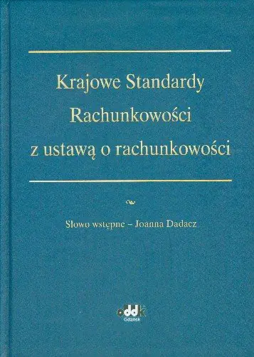 Książka - Krajowe Standardy Rachunkowości z ustawą o rachunkowości. Outlet