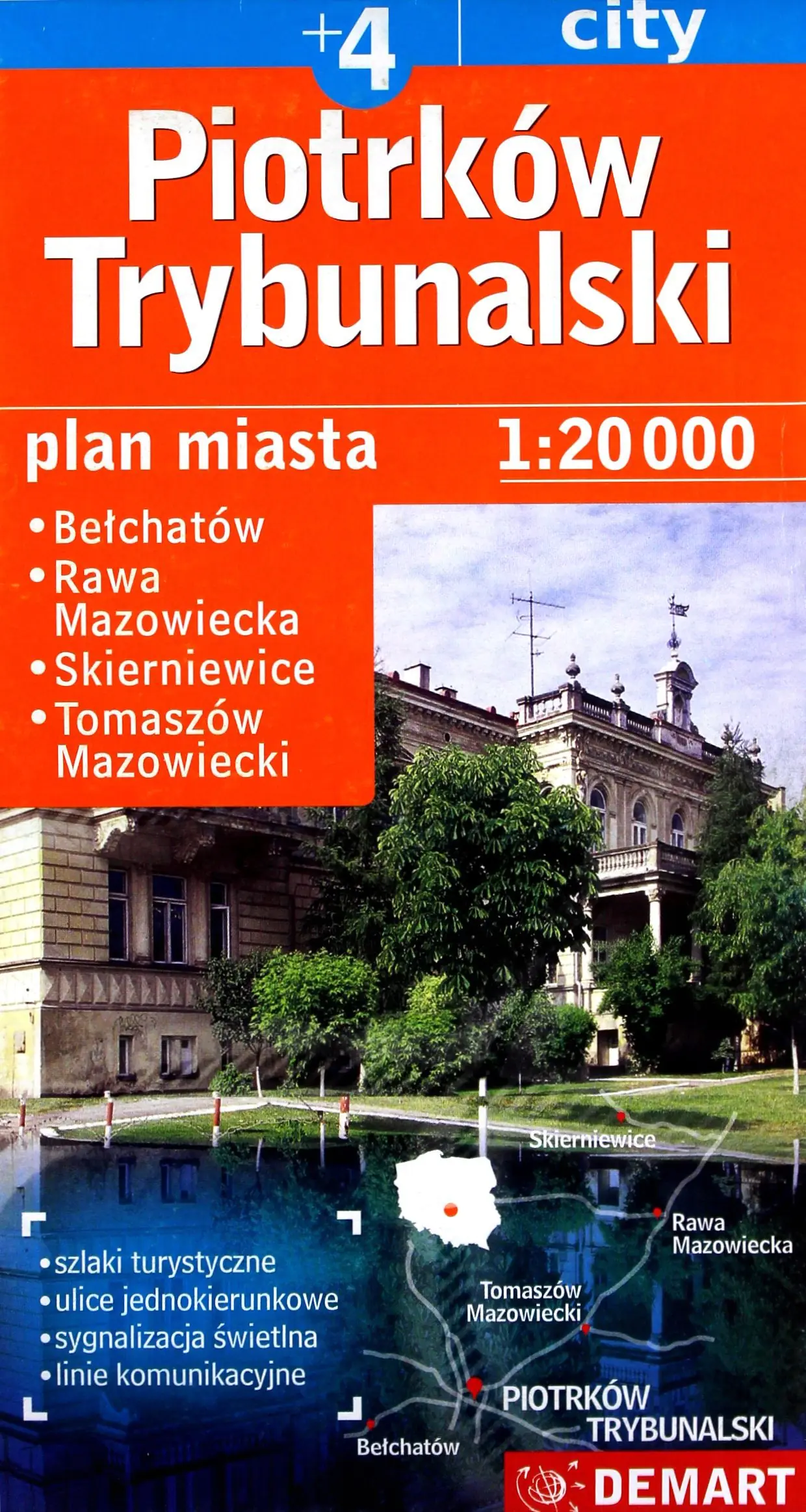 Książka - Piotrków Trybunalski. Plan miasta 1:20 000