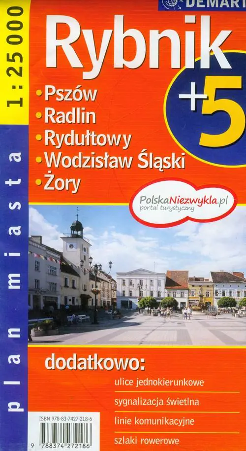 Książka - Rybnik. Plan miasta 1:25 000
