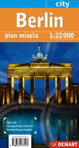 Książka - Berlin. Plan miasta 1:22 000