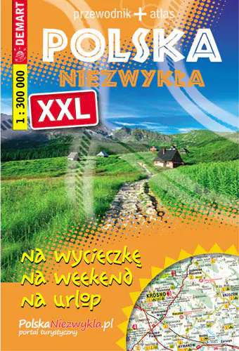 Książka - Polska Niezwykła XXL Przewodnik   Atlas