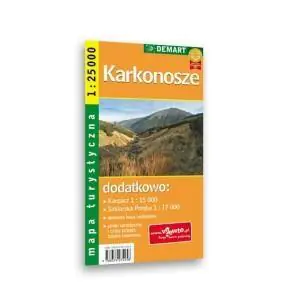 Książka - Karkonosze. Mapa turystyczna 1:25 000