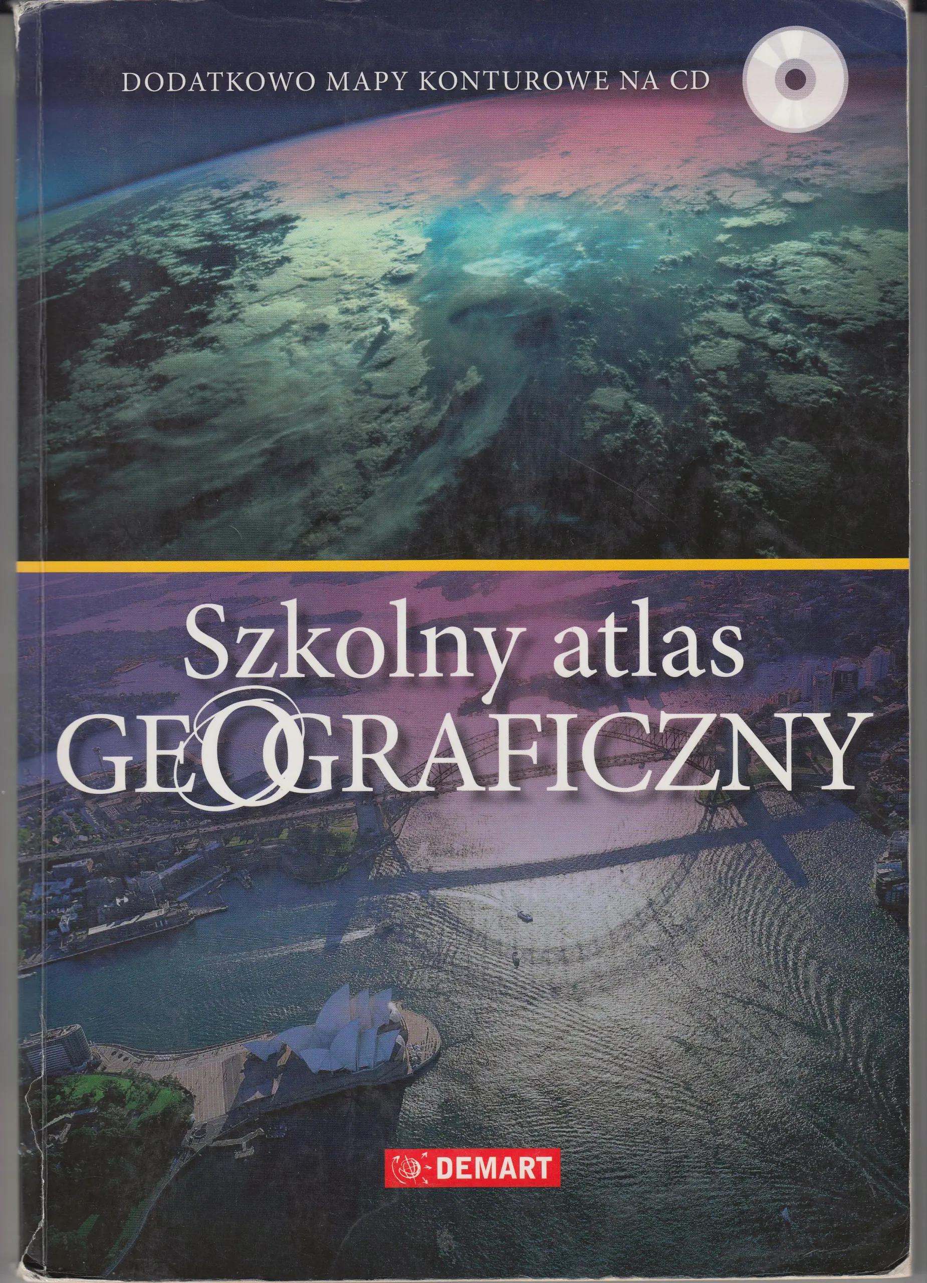 Książka - Szkolny atlas geograficzny + CD
