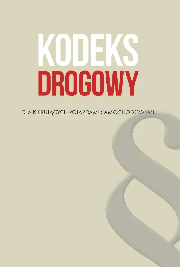 Książka - Kodeks drogowy dla kierujących pojazdami samochodowymi