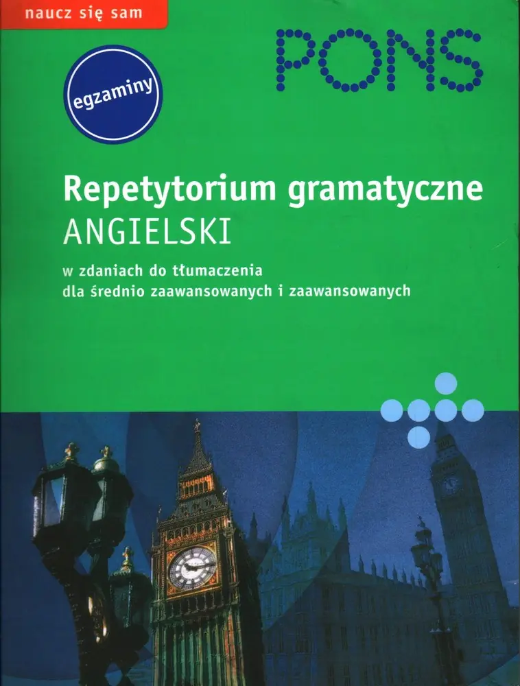 Książka - Pons Angielski. Repetytorium Gramatyczne w Zdaniach do Tłumaczenia