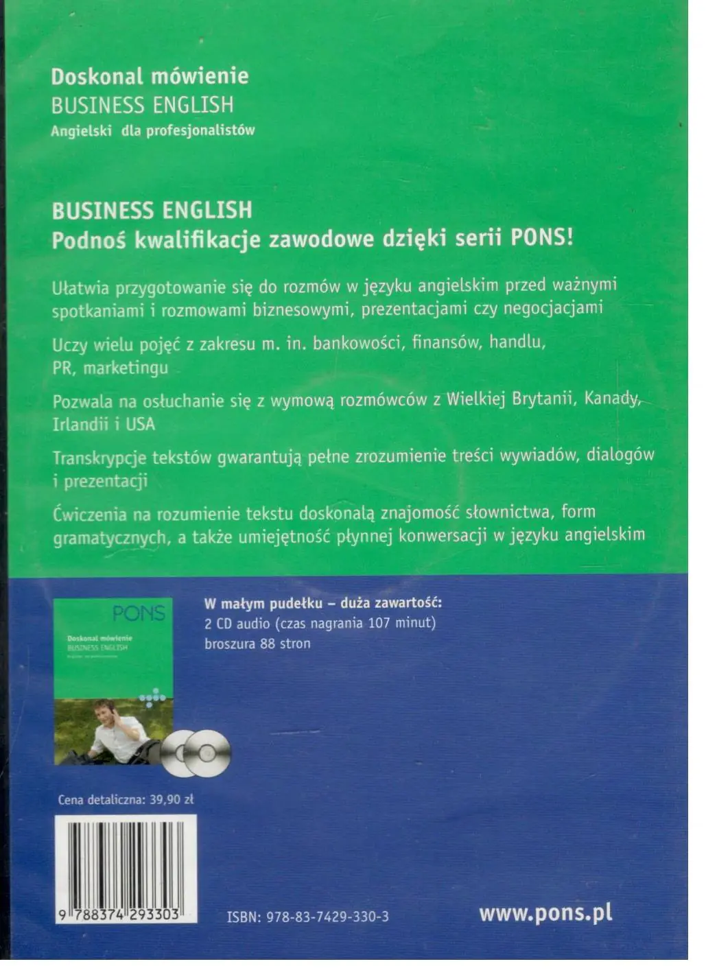 Książka - Doskonal mówienie Business English