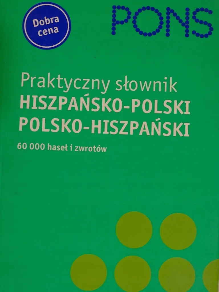 Książka - Praktyczny słownik hiszpańsko-polski, polsko-hiszpański