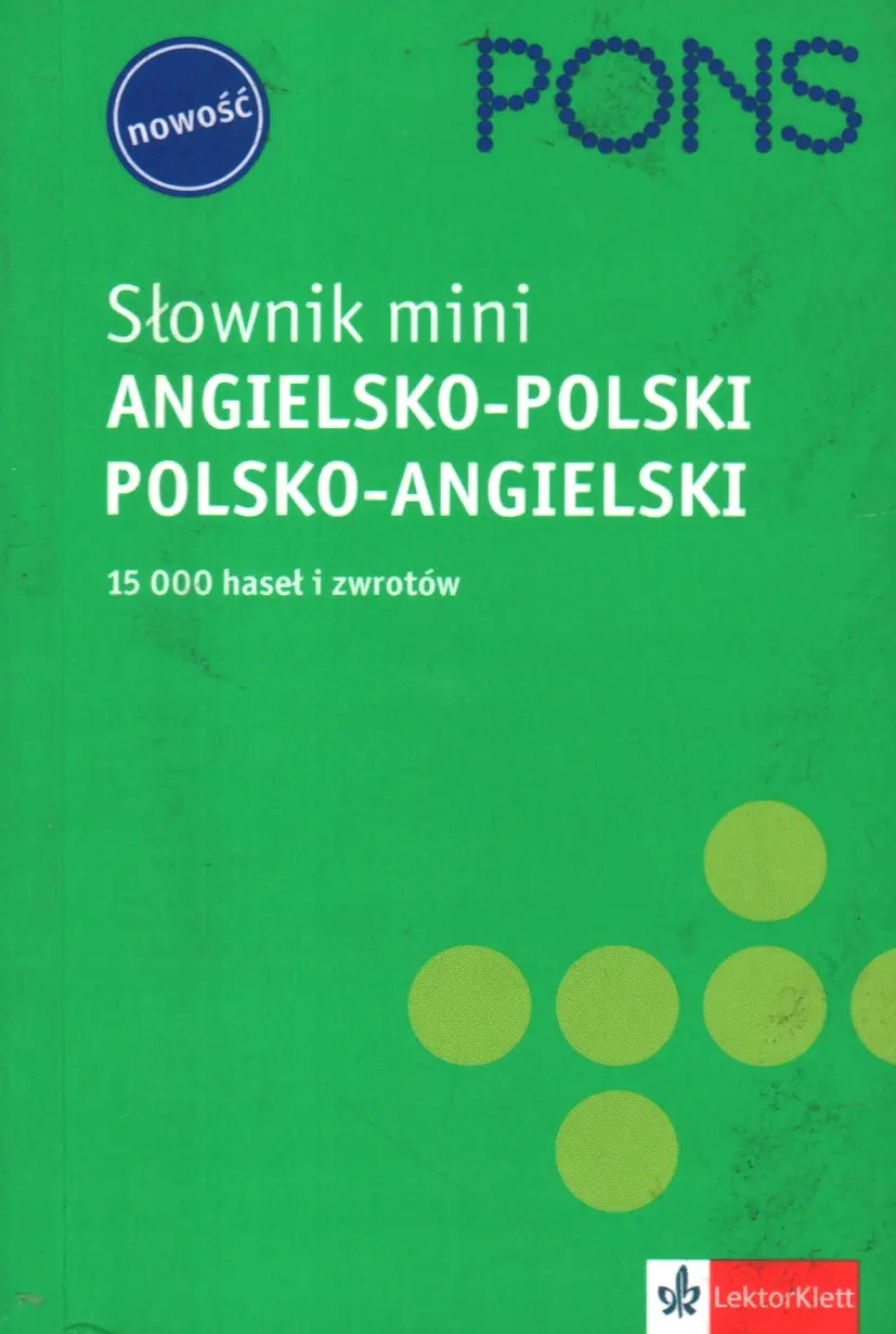 Książka - Pons słownik mini angielsko-polski polsko-angielski