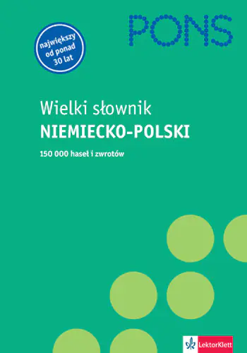 Książka - Wielki słownik ( I tom ) niemiecko-polski PONS