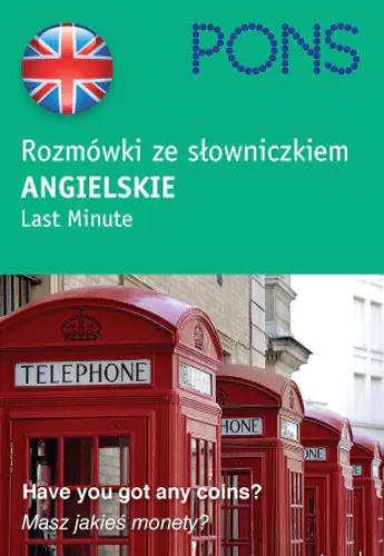 Książka - Pons rozmówki ze słowniczkiem angielskie last minute