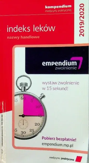 Książka - Indeks leków nazwy handlowe 2019/2020