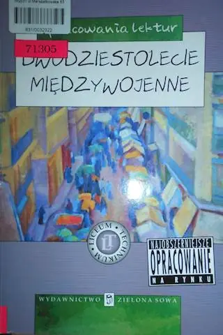 Opracowanie lektur. Dwudziestolecie