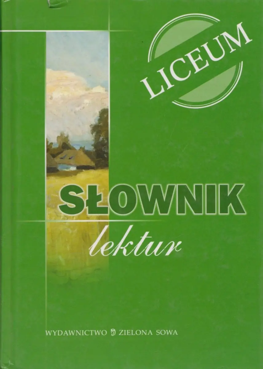Książka - Słownik lektur dla liceum