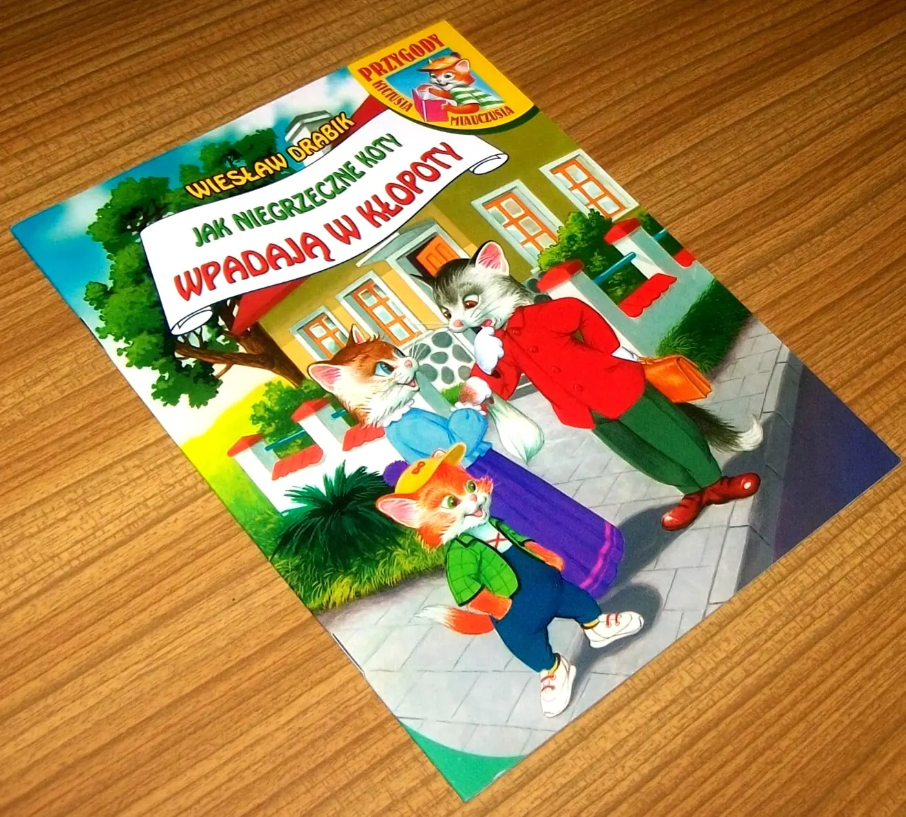Książka - Jak niegrzeczne koty wpadają w kłopoty - Wiesław Drabik - 
