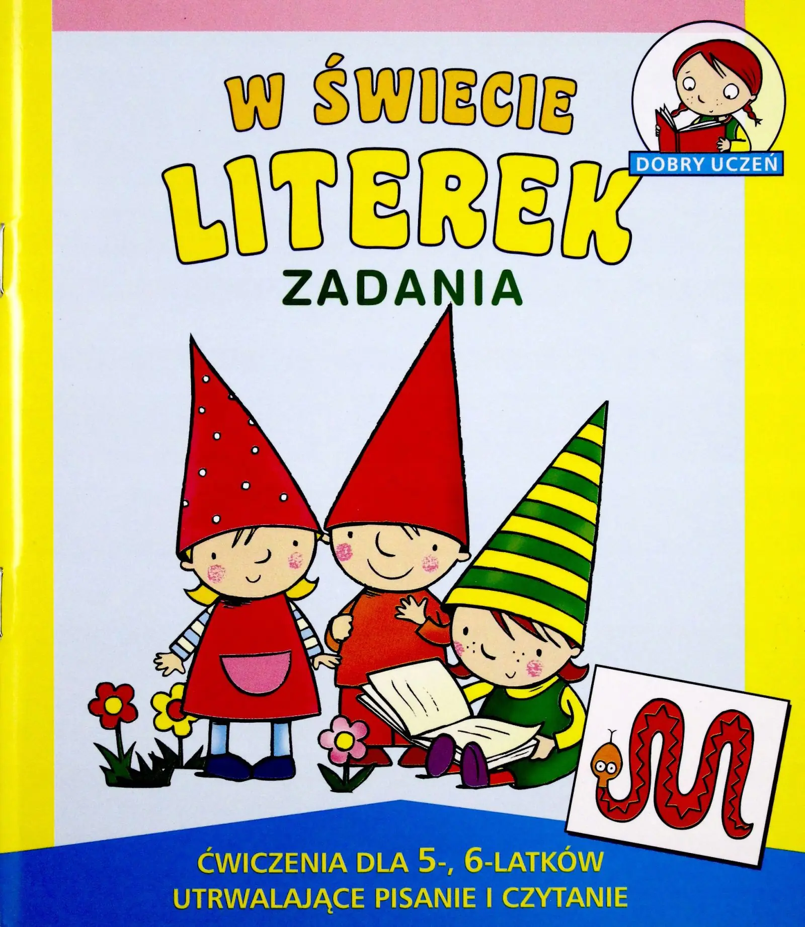 Książka - W świecie literek. Zadania. Dobry uczeń
