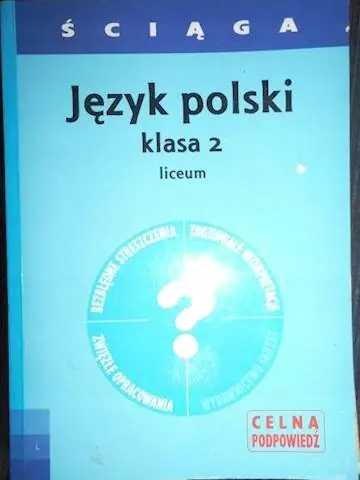 Książka - Ściąga. Język polski. Klasa 2 liceum