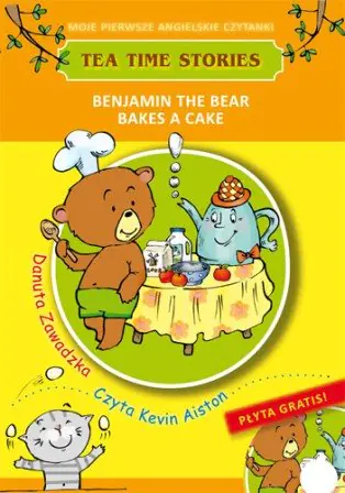 Książka - Benjamin the Bear bakes a cake